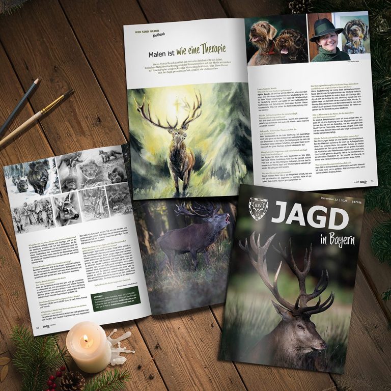 Interview Jagd in Bayern "Malen ist wie eine Therapie" mit Sylvia Eva Rauch