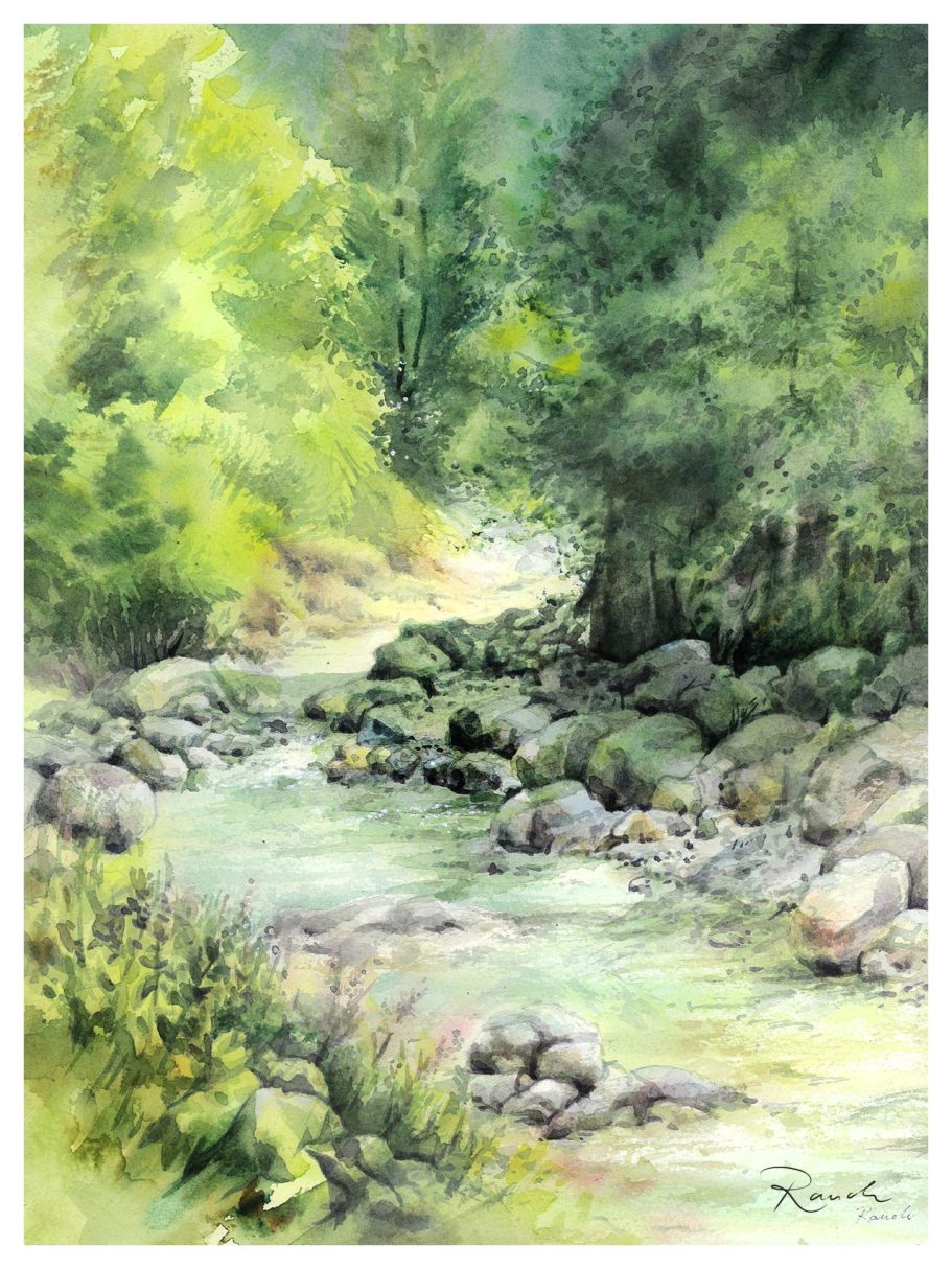 Aquarell 31x41cm